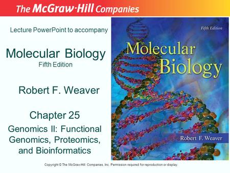 Molecular Biology Fifth Edition