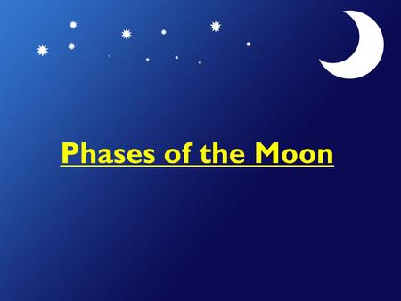 Phases of the Moon NSF North Mississippi GK-8.