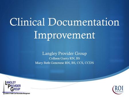 Clinical Documentation Improvement