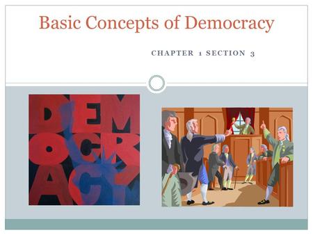 Basic Concepts of Democracy