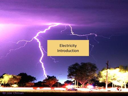 1 1 Electricity Introduction. 2 Electricity Current Four (4) requirements for an electrical current. 1An abundance of electrons (-) 2A scarcity of electrons.