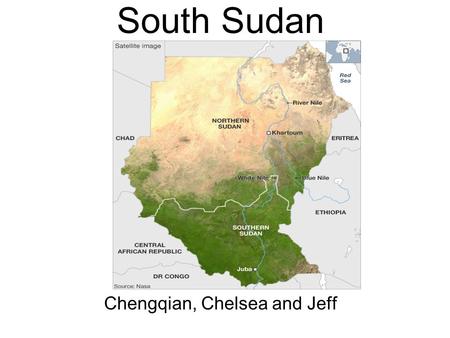 South Sudan Chengqian, Chelsea and Jeff. Colonial Period.