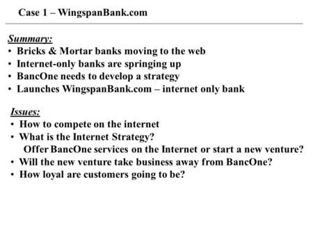 Case 1 – WingspanBank.com