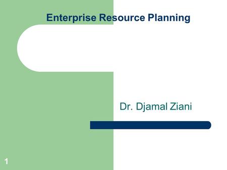 Enterprise Resource Planning