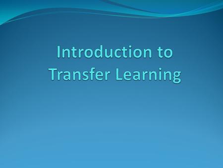 Training and future (test) data follow the same distribution, and are in same feature space.