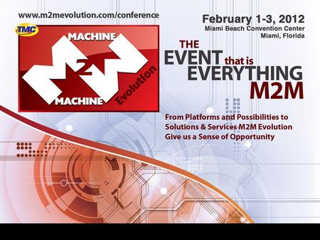 Wayne Ward Vice President, Emerging Solutions Group Sprint Nextel February 2, 2012 M2M: Catalyst for Change and Growth 2.