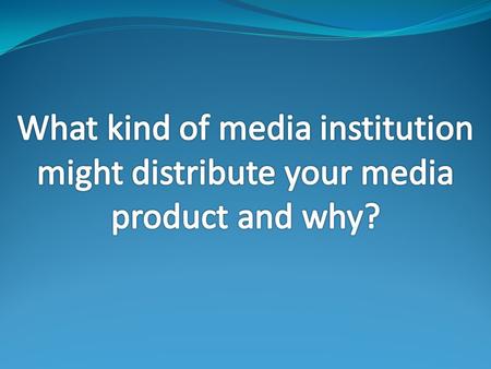 In this presentation I will be exploring the different production companies my group thought about and created before filming the sequence. I will also.