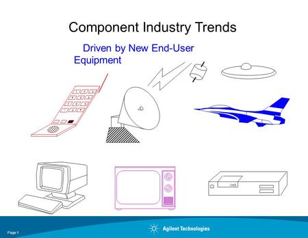 Page 1 Component Industry Trends Driven by New End-User Equipment VHS 32 1 4 5 6 7 8 9 0 * #