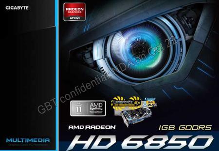 Date: 2015/8/17 Main Features AMD RADEON HD 6850 GPU (Barts PRO) Support DriectX 11/ AMD HD3D GIGABYTE WINDFORCE™ cooling design 29.5% lower than stock.