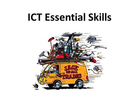 ICT Essential Skills. Email (electronic mail) Snail Mail.