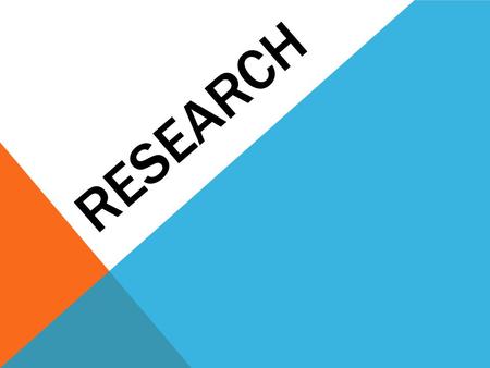 RESEARCH. STEPS TO RESEARCHING 1. Identify and Develop Your Topic 2. Find Background Information 3. Use Catalogs to Find Books 4. Find Internet Resources.