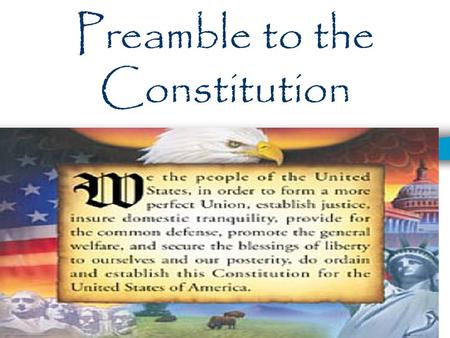 Preamble to the Constitution