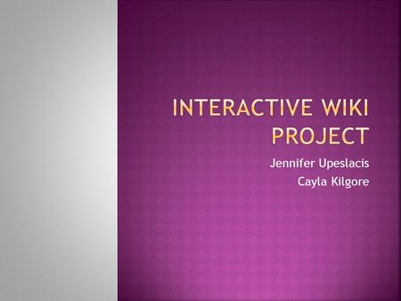 Jennifer Upeslacis Cayla Kilgore.  “Building Vocabulary” involves the utilization of a complete six step process to teaching vocabulary that includes: