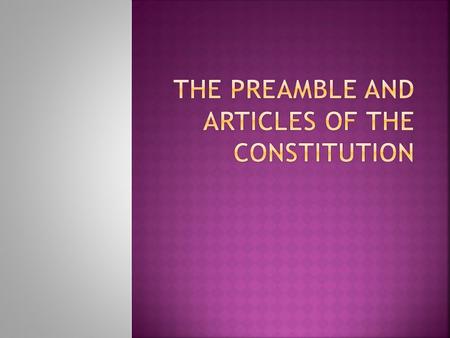  How is the Constitution still relevant to your life today?  Turn in your homework.  Write down your homework.  All work from 1/23-1/31 is on weebly.com.