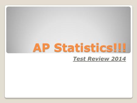 AP Statistics!!! Test Review 2014. Sampling Error ◦ Occurs in the act of choosing the sample ◦Undercoverage – certain members of population are ‘left.