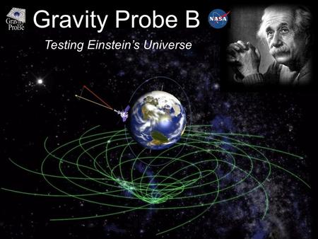 Gravity Probe B Testing Einstein’s Universe. STORY 1: What is Einstein’s “curved spacetime”?