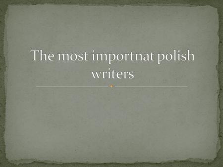 (24 December 1798 – 26 November 1855) was a Polish poet, dramatist, essayist, publicist, translator, professor of Slavic literature, and political activist.