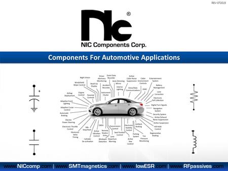 Components For Automotive Applications