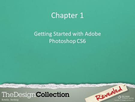 Getting Started with Adobe Photoshop CS6