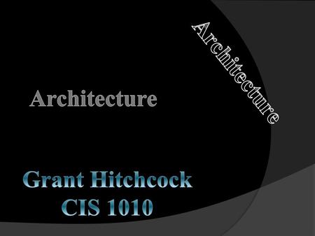 Architecture Influence AArchitects design all the buildings around us, from the common grocery store to the City’s bridge. There was an architect that.