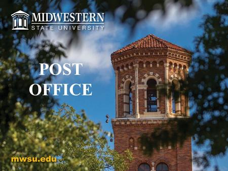 POST OFFICE. Revenue Mail Service (34870-4660) Departmental charges (box rent & deliveries)$60,105 Box rent (off campus students)$1,000 USPS contract$5,000.