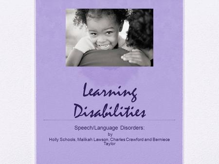 Learning Disabilities