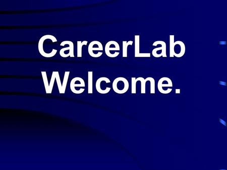 CareerLab Welcome. Vilfredo Pareto, ca 1900 Pareto Principle “The 80:20 Rule” “A minority of inputs produces the majority of results... “