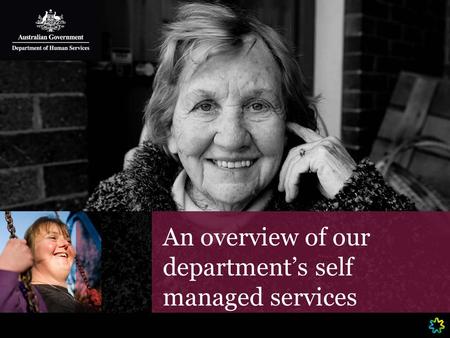 An overview of our department’s self managed services