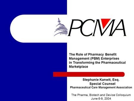 Pharmaceutical Care Management Association