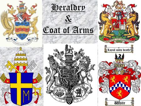 Heraldry & Coat of Arms.