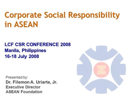 Corporate Social Responsibility in ASEAN