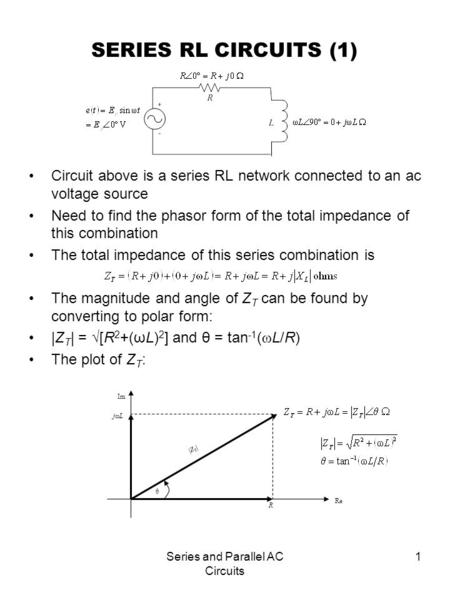 Series and Parallel AC Circuits