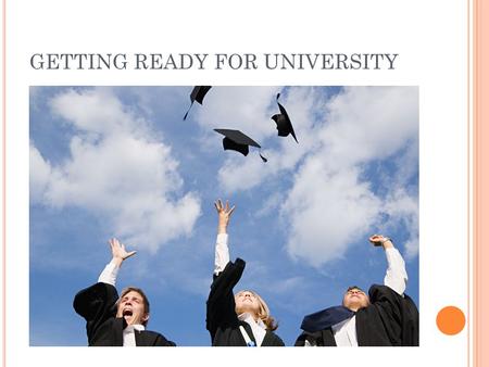 GETTING READY FOR UNIVERSITY. YOUR GWA COUNSELORS IF YOUR LAST NAME BEGINS WITH THE LETTERS A – K YOUR COUNSELOR IS: MRS. PASCALE THOMAS