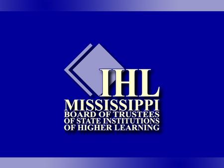 Dr. Phil Pepper State Economist Assistant Commissioner of Research and Planning www.mississippi.edu/initiative SYSTEM STRATEGIC INITIATIVE SUMMIT.