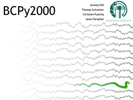 Jeremy Hill Thomas Schreiner Christian Puzicha Jason Farquhar BCPy2000.