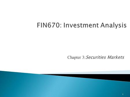 FIN670: Investment Analysis