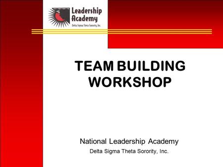 TEAM BUILDING WORKSHOP