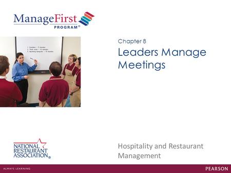 Leaders Manage Meetings