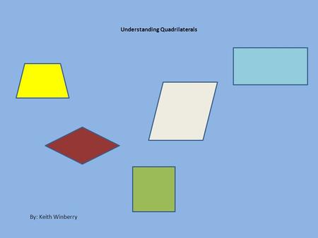 Understanding Quadrilaterals