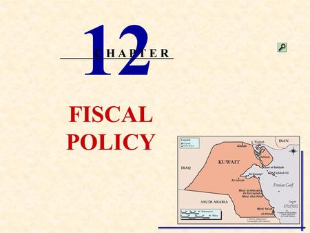 12 C H A P T E R FISCAL POLICY.