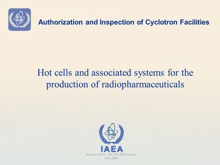 To be familiar with the equipment, facilities and security systems, used in the synthesis of radiopharmaceuticals labeled with positron emitters. Identify.