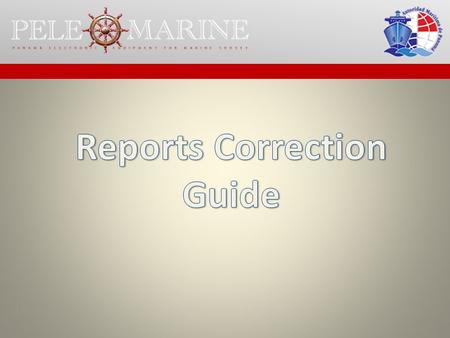 When the status is “Report Denied”, means that PMA Admins review the inspection report and they deny it. The Reports Correction Procedure can be start.