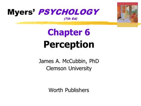 Myers’ PSYCHOLOGY (7th Ed)