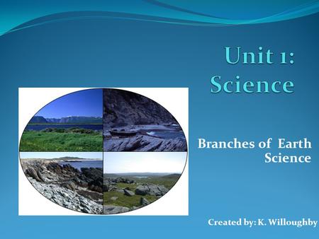 Branches of Earth Science