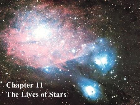 Chapter 11 The Lives of Stars. What do you think? Where do stars come from? Do stars with greater or lesser mass last longer?