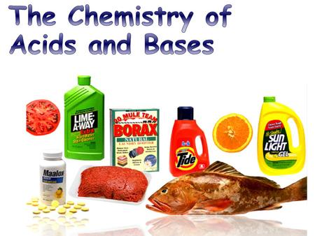 The Chemistry of Acids and Bases