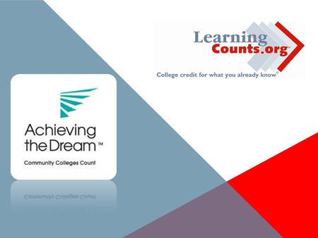 Today’s Agenda Identifying the Scope of the Problem Background on Prior Learning Assessments What it is How it can help Who is CAEL? Why LearningCounts.org.