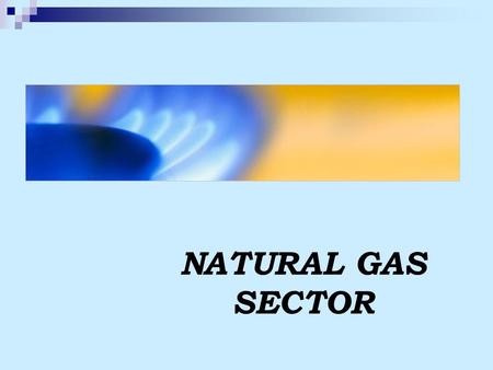 NATURAL GAS SECTOR. INTRODUCTION A Brief Summary of the Industry The Overall Structure of the Market Conduct of the Firms in the Sector, Performance Influenced.