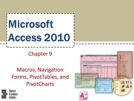 Chapter 9 Macros, Navigation Forms, PivotTables, and PivotCharts