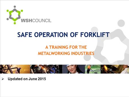 SAFE OPERATION OF FORKLIFT